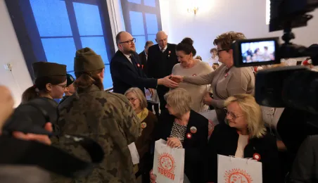 Spotkanie z kombatantami w SP nr 1 w Toruniu, 13.11.2025