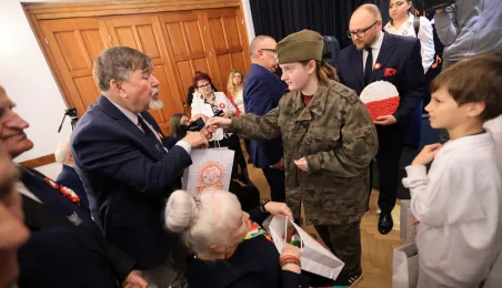 Spotkanie z kombatantami w SP nr 1 w Toruniu, 13.11.2025