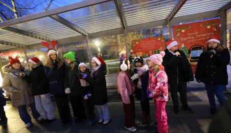 Pierwszy przejazd świątecznego tramwaju już za nami!