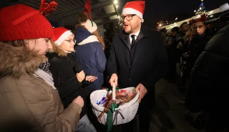 Pierwszy przejazd świątecznego tramwaju już za nami!