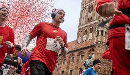 Festiwal Biegów Świętych Mikołajów w Toruniu