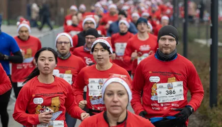 Festiwal Biegów Świętych Mikołajów w Toruniu