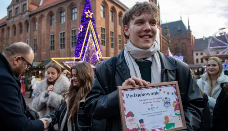 Prezydent podziękował młodzieży z ZSIŚ, 10.12.2025 