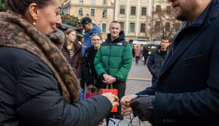 Prezydent podziękował młodzieży z ZSIŚ, 10.12.2025 
