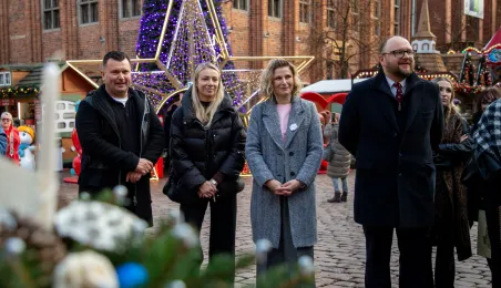 Prezydent podziękował młodzieży z ZSIŚ, 10.12.2025 