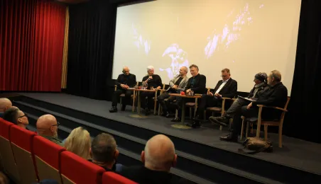 W ramach trwających 12. Dni Grzegorza Ciechowskiego w kinie Centrum Sztuki Współczesnej "Znaki Czasu" odbyło się spotkanie z członkami zespołu Republika.