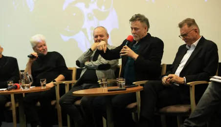 W ramach trwających 12. Dni Grzegorza Ciechowskiego w kinie Centrum Sztuki Współczesnej "Znaki Czasu" odbyło się spotkanie z członkami zespołu Republika.