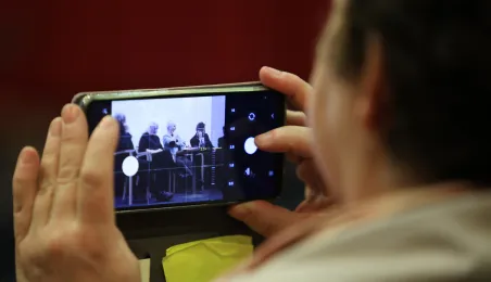 W ramach trwających 12. Dni Grzegorza Ciechowskiego w kinie Centrum Sztuki Współczesnej "Znaki Czasu" odbyło się spotkanie z członkami zespołu Republika.