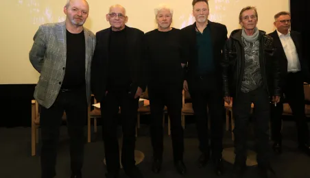 W ramach trwających 12. Dni Grzegorza Ciechowskiego w kinie Centrum Sztuki Współczesnej "Znaki Czasu" odbyło się spotkanie z członkami zespołu Republika.