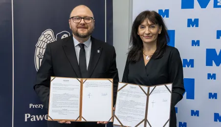 Podpisanie umowy Gminy Miasta Toruń z Uniwersytetem Merito WSB