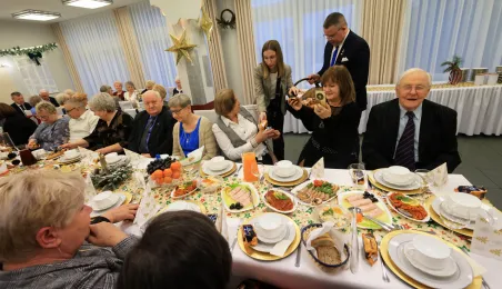 Wigilia w Klubie Seniora "Kopernik"