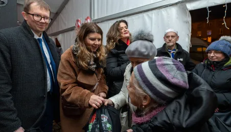 Miejska Wigilia na Rynku Nowomiejskim