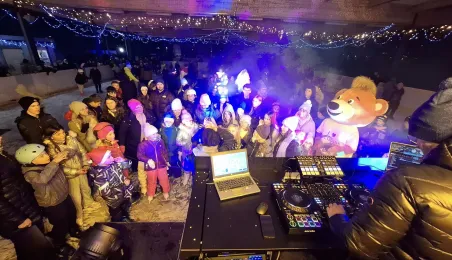 Inauguracja lodowiska sezonowego na Skarpie, 14.12.2025