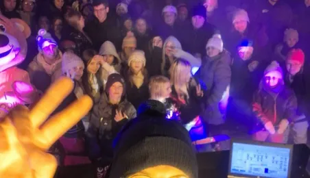 Inauguracja lodowiska sezonowego na Skarpie, 14.12.2025