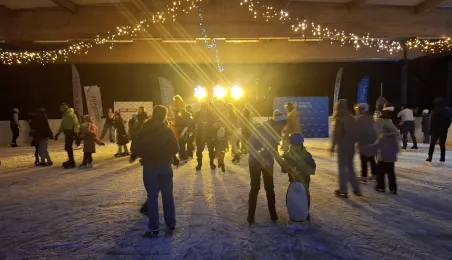Inauguracja lodowiska sezonowego na Skarpie, 14.12.2025