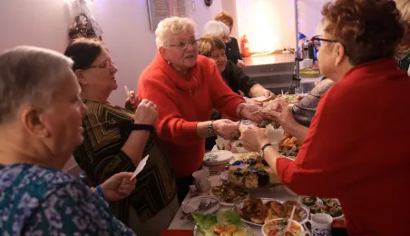 Spotkanie wigilijne Klubu Seniora Kacperek - Katarzynki, 15.12.2025