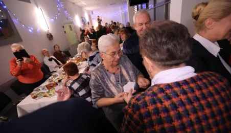 Spotkanie wigilijne Klubu Seniora Kacperek - Katarzynki, 15.12.2025