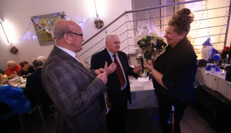 Spotkanie wigilijne Klubu Seniora Kacperek - Katarzynki, 15.12.2025