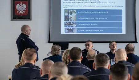 Komenda Miejska Policji w Toruniu podsumowała 2025 rok, 19.01.2026