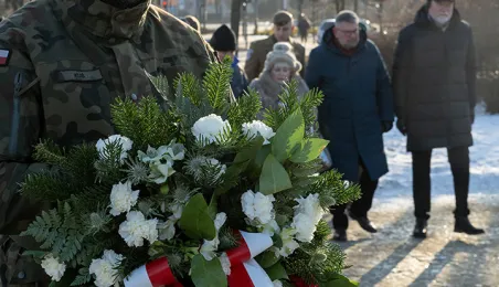 Uroczystość z okazji rocznicy zakończenia okupacji hitlerowskiej