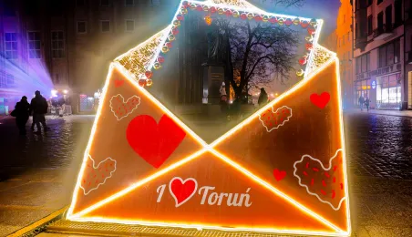 Walentynki 2026 w Toruniu - miłość rozświetliła miasto, 12.02.2026