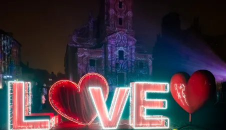 Walentynki 2026 w Toruniu - miłość rozświetliła miasto, 12.02.2026