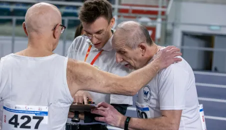 Otwarcie 35. Halowych Mistrzostw Polski w Lekkiej Atletyce Masters