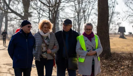 Międzypokoleniowy bieg w Parku Glazja