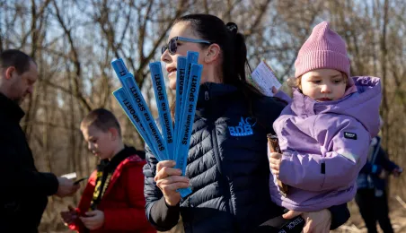 Międzypokoleniowy bieg w Parku Glazja