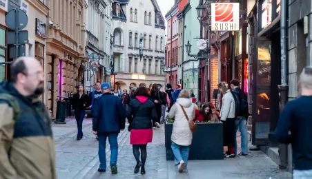 Wiosna na toruńskiej Starówce 