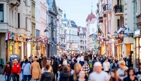 Wiosna na toruńskiej Starówce 