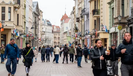 Wiosna na toruńskiej Starówce 