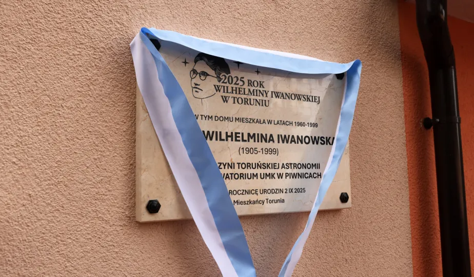 Odsłonięcie tablicy pamięci prof. Wilhelminy Iwanowskiej