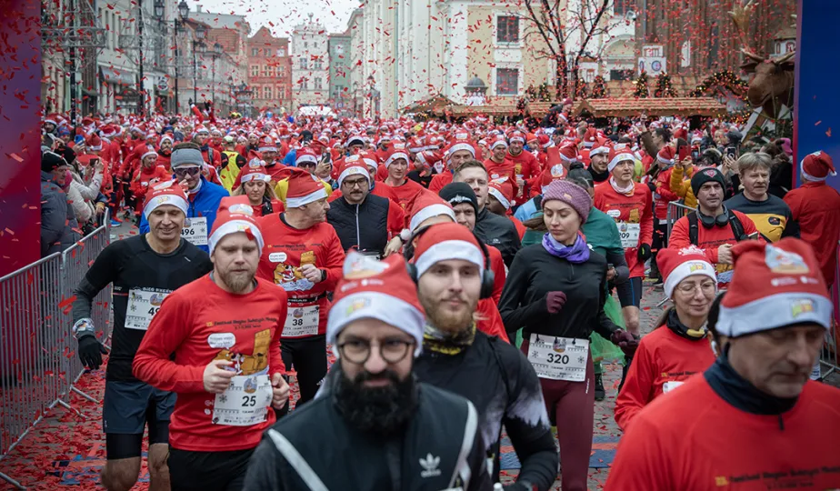 Festiwal Biegów Świętych Mikołajów w Toruniu