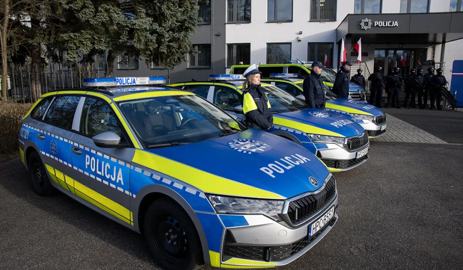 Nowe pojazdy dla Komendy Miejskiej Policji w Toruniu