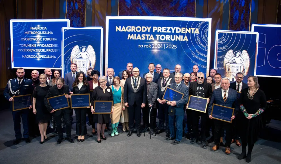 Nagrody Prezydenta Miasta Torunia za lata 2024-2025 wręczone