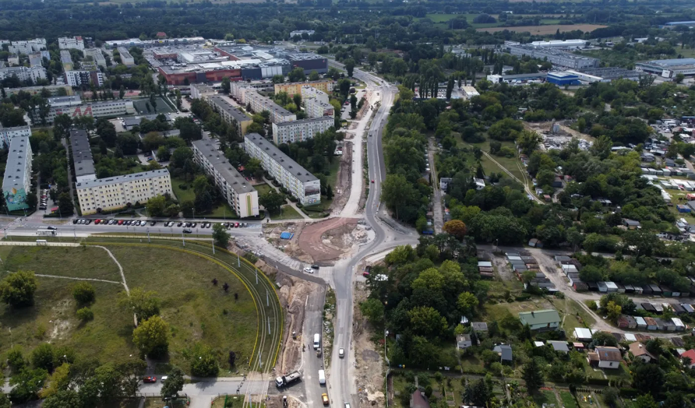 Przebudowa Szosy Okrężnej w sierpniu 2024