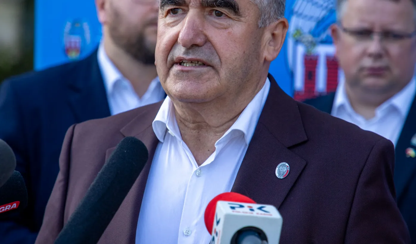 Budujemy ul. Olsztyńską - konferencja prasowa