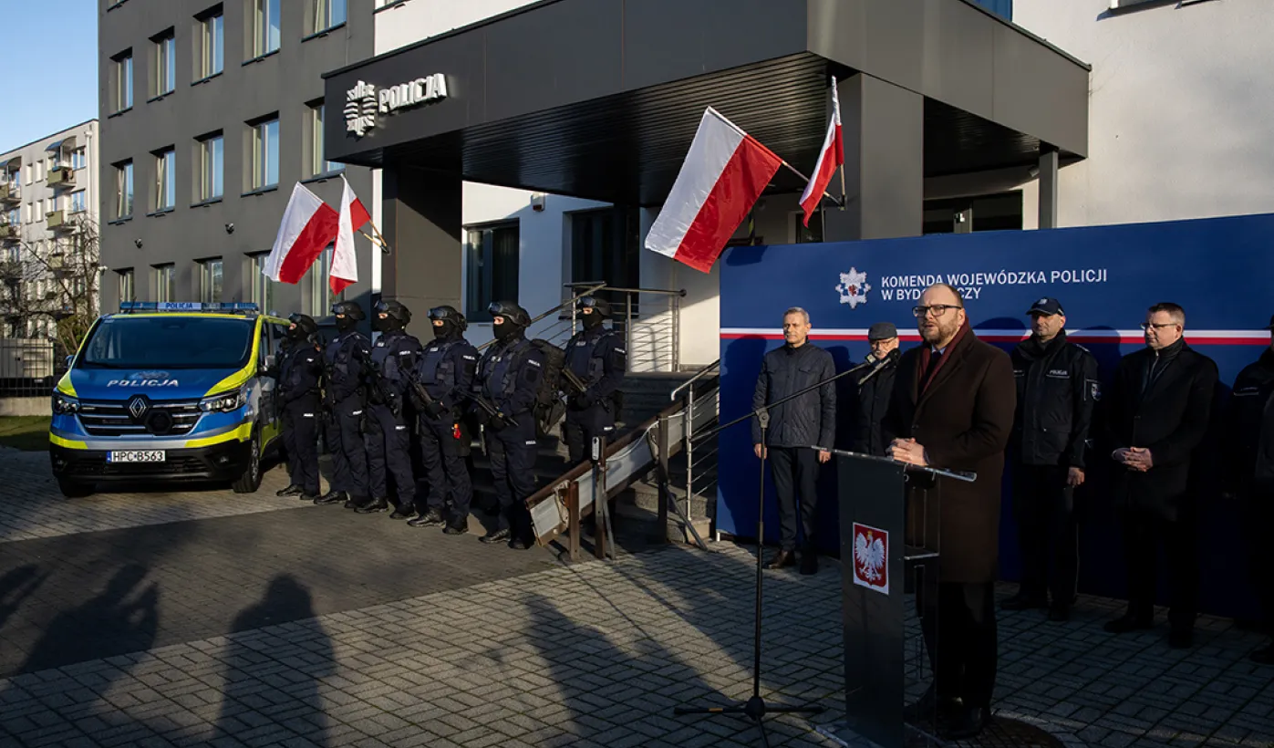 Nowe pojazdy dla Komendy Miejskiej Policji w Toruniu