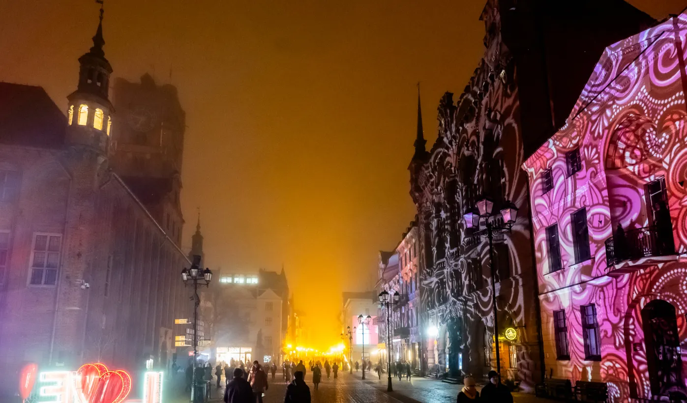 Walentynki 2026 w Toruniu - miłość rozświetliła miasto, 12.02.2026