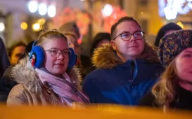 Robert Makłowicz na Toruńskim Jarmarku Bożonarodzeniowym