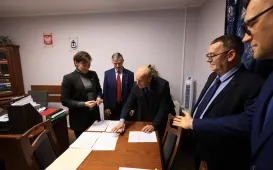 Podpisanie porozumienia międzygminnego dot. połaczeń autobusowych z Gminą Wielka Nieszawka