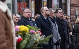 Kwiaty w 552. rocznicę urodzin Kopernika