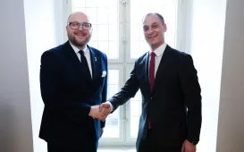 Spotkanie z  I zastępcą Mera Kowna, 14.03.2025 r.
