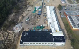 Budowa szkoły podstawowej przy ul. Grasera - stan prac na 12.03.2025 r.