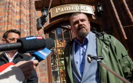 Odsłonięcie rzeźby anioła, 6.05.2025 r. 