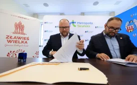 Podpisanie porozumienia komunikacyjnego między Gminą Miasta Toruń i Gminą Zławieś Wielka