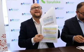 Podpisanie porozumienia komunikacyjnego między Gminą Miasta Toruń i Gminą Zławieś Wielka