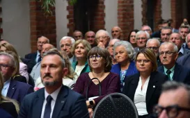 80-lecie Zespołu Szkół Inżynierii Środowiska w Toruniu, wręczenie Medalu "Za Zasługi dla Miasta Torunia"