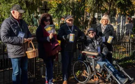 Coroczna kwesta na renowację nagrobków na cmentarzu św.Jerzego